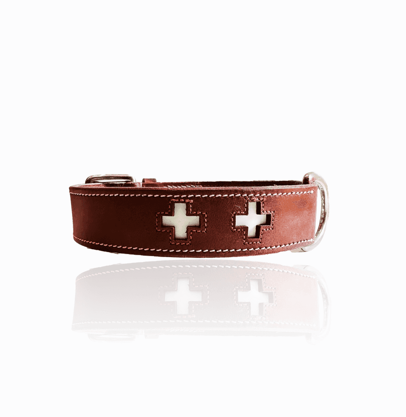 Collier personnalisé en cuir Swiss Vibe