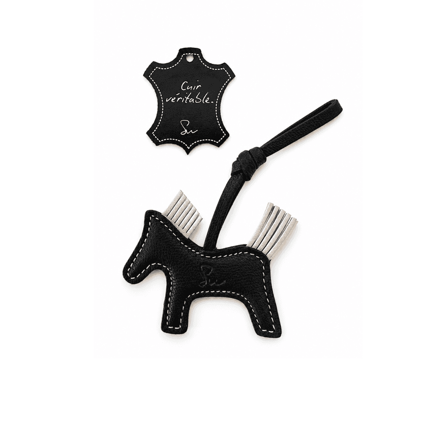 Bijoux de sac en cuir Cavalino