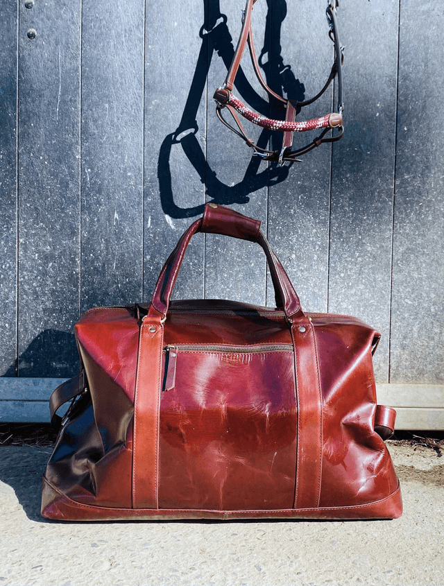 Sac Week End en cuir Vintage